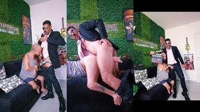 uma foda especial com o cadeirante fogoso . leitei e mijei no puto