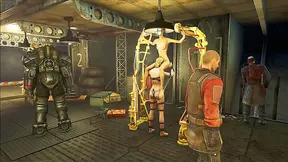 Blonde Anime Babe Straps On for Sexy Fallout 4 HQ Fucking Session