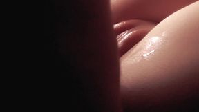 Slow and sensual French kiss turns into steamy fuck session