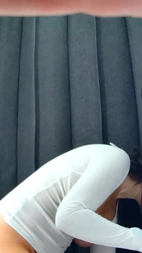 Powerful moment from &quot;Trying on clothes and masturbating in a public fitting room. Ep 12901&quot;