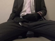 仕事終わりにスーツ着衣のままオナニーしてしまう変態日本人 #6