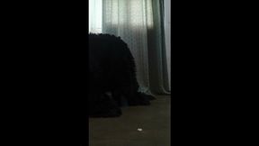 A beautiful skinny woman with high heels and crossed legs (8)