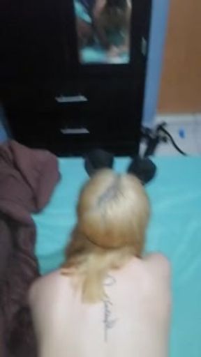 Fucking hard in 4 hot latina asks for cock