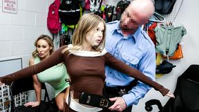 ”Officers huge dick hammering petite & a buxxom milf”