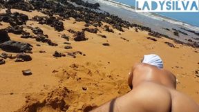 Ladysilva Naked on the Beach What a Hot Ass to Fuck