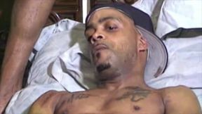 Straight black boy love sucking XXL cock