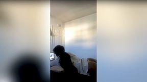 Working on a Tiny Side Project in My Wild Yellow Thong