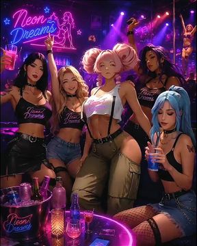Neon Dreams - Pink Baddies 2