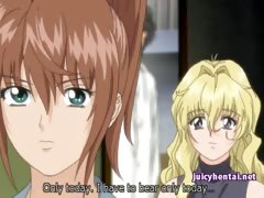 Pretty anime chicks getting cumshot