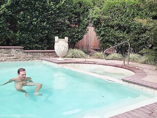 bb sex underwater Dad JT does hunk in pool!