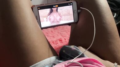 My panties soaked seeing Khalifa first time cum on my pussy