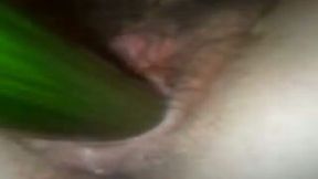 My twat is throbbing and this cucumber perfectly suits my needs