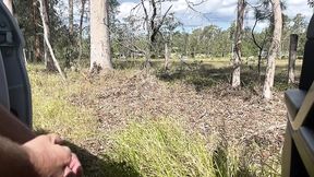 Public cum in hand and cleanup