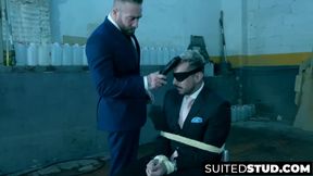 Dani Rivera blindfolded for dildo sucking then railed