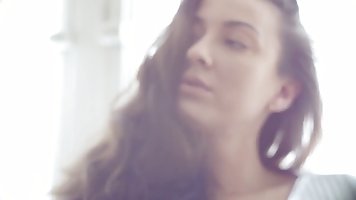 Joey Fisher is a big titted darling who is often in the mood to be naked