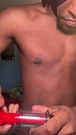 Puppy Boy Plays With Nipple