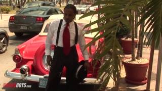 Rock Rockafella Strokes that Big Black Dick For the Fans