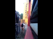 1ncandenza jerks off in yet another construction site