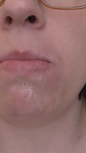 Glasses & Gape: 11-min Dental Speculum-stretched Drool Session