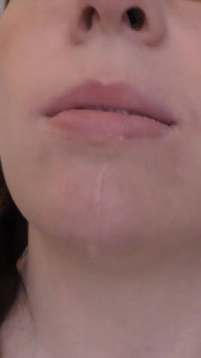 Glasses & Gape: 11-min Dental Speculum-stretched Drool Session