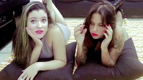 Smoking Girls From Brazil Models Erika and Andressa Misty 120's Video 0015