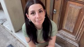 Tourist seeks horny girl to film while fucking her - Almendra Gala