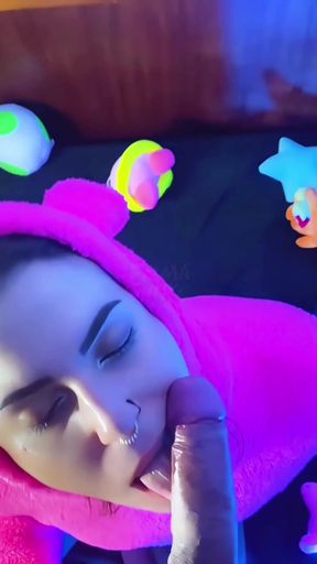 Key moment from "getting cum in my mouth like a good girl"