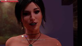 Croft Adventures Futa Succubus Enjoys All of Lara&#039;s Holes Futa Anal Fuck by Pixdes Games