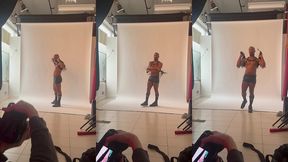 bts from a recent shoot
