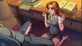 Innocent Witches | Ginny Weasley Blowjob 1