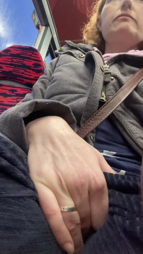 Key moment from "Bus wanker! Literally."