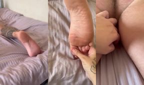 Straight lad gets hairy ass stuffed raw until gaped