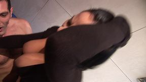 natali dangelo and romana ryder fuck a dude in his shower
