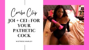 JOI + CEI FOR YOUR PATHETIC COCK