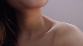 Puffy nipple girl having fun