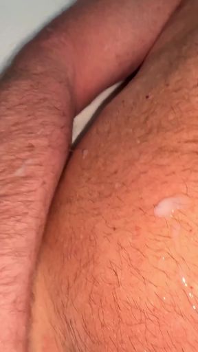 Daddy (63) masturbates with his twink (19) and cums   Clip 1
