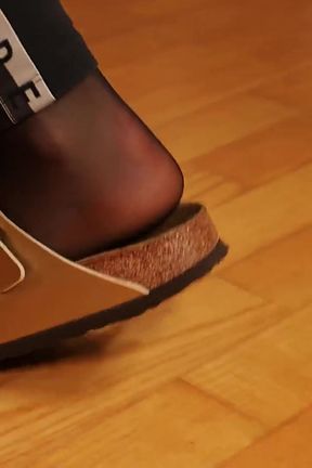 Sheer Nylon Soles &amp; Toes in Action