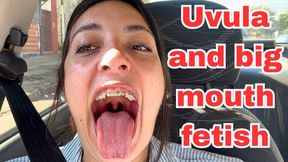 Playing with my uvula in the car on my way home.