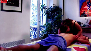 French Kisses Turn Naughty Busty Masseuses Wild Sex Escapade