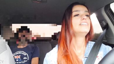Uber ride turns nasty public butt plug with Brazil solo show
