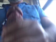jerking off on the train in public and cumming for some voyeurs