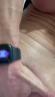 MileyParker's Public Bathroom Fling: Blonde Babe's POV Masturbation