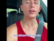 Evan Cox motivates you while shooting his load