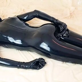 OnlyFans teaser - Latex and glass dildo!