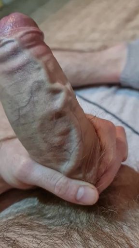 POINT OF LOOK Monster dick cuming close up