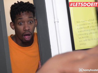 ”Lustful Hostel: Stunning Latin puts her big natural tits to good use”