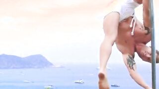 flexible mia split fucks her gymnastics instructor