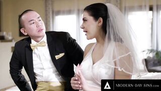 MODERN-DAY SINS - Groomsman ASSFUCKS Italian Bride Valentina Nappi On Wedding Day + REMOTE BOOTY PLUG