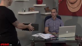 Alphamales - the Delivery Man Empties His Balls