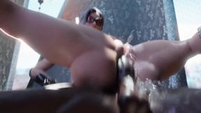 3D Felicia Hardy Reverse Cowgirl Anal